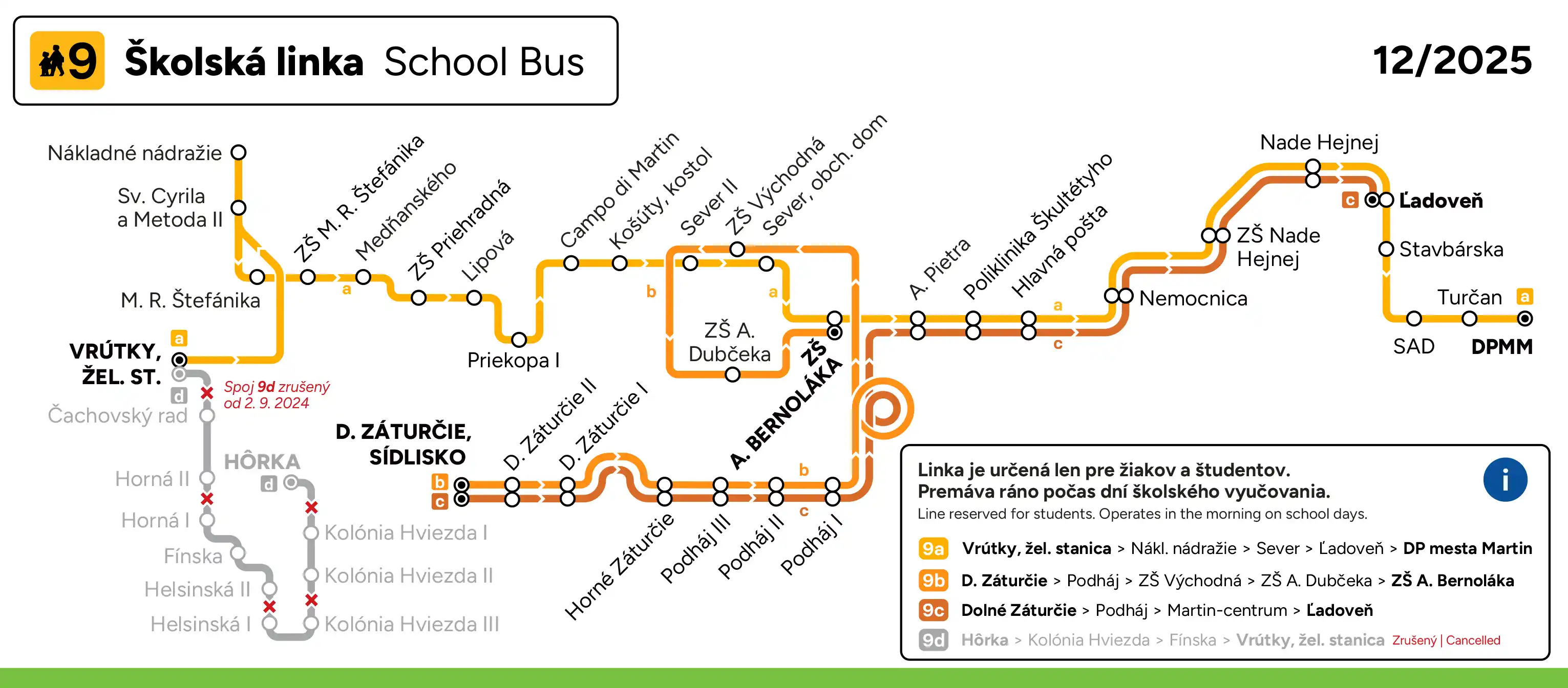 Školská linka Martin